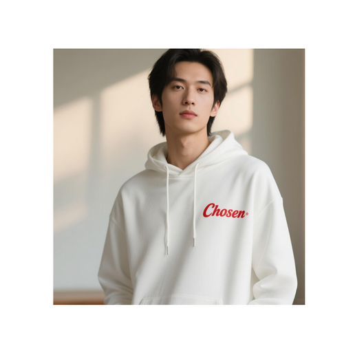 chosen hoodie stament graphic print