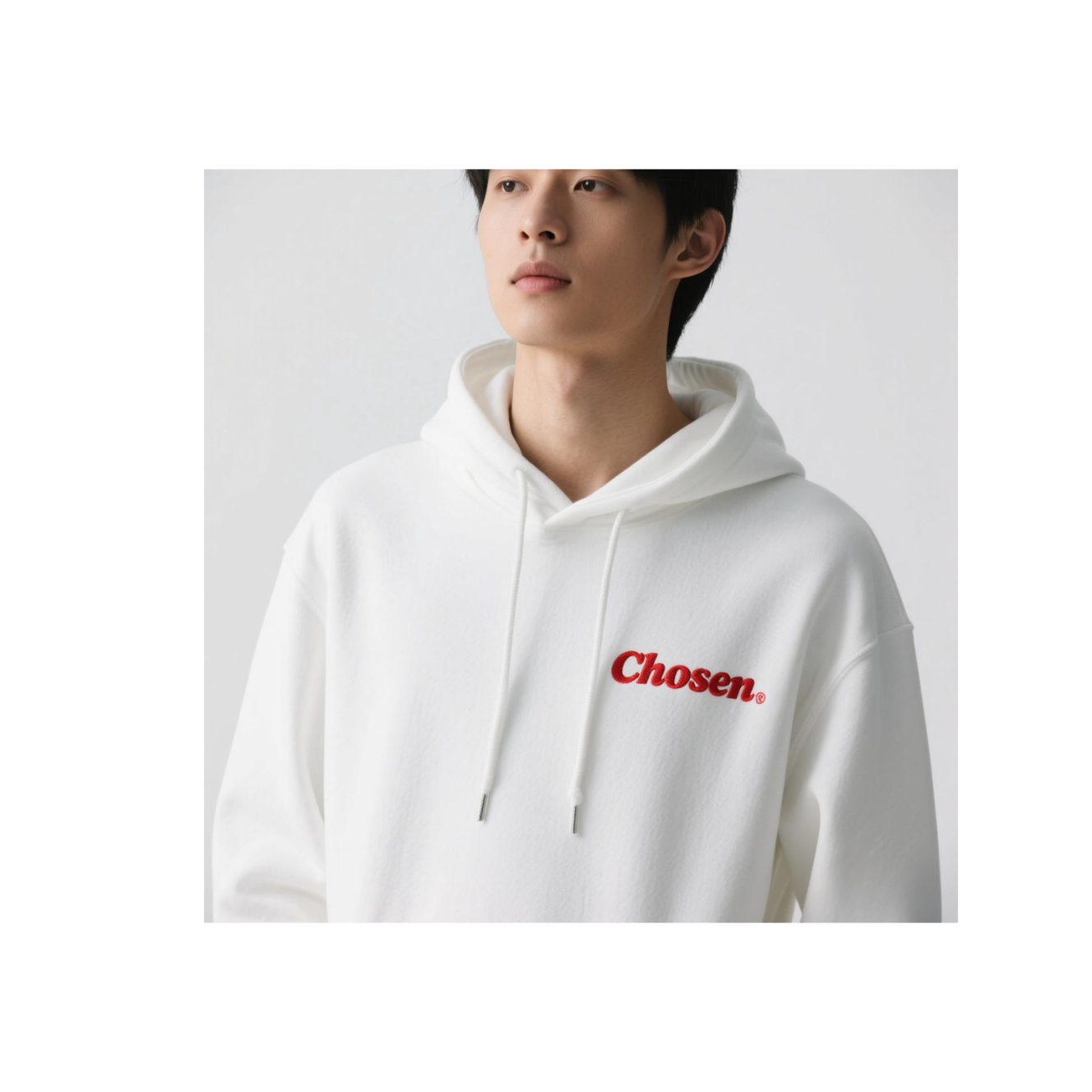 chosen hoodie stament graphic print