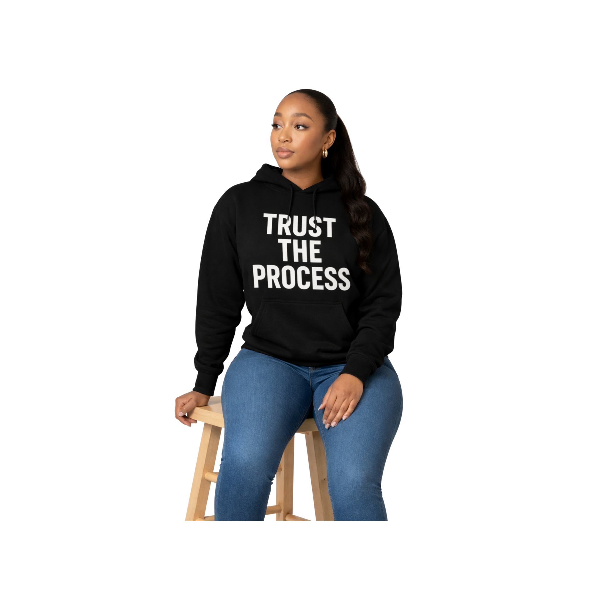 Trust the process biblical motivating hoodie